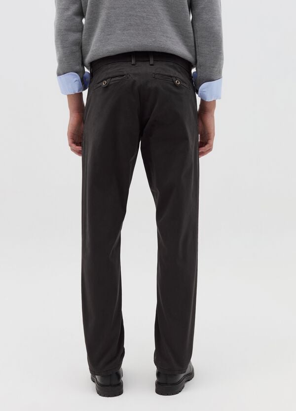 Ovs Pantalone Chino Regular Fit In Cotone Stretch