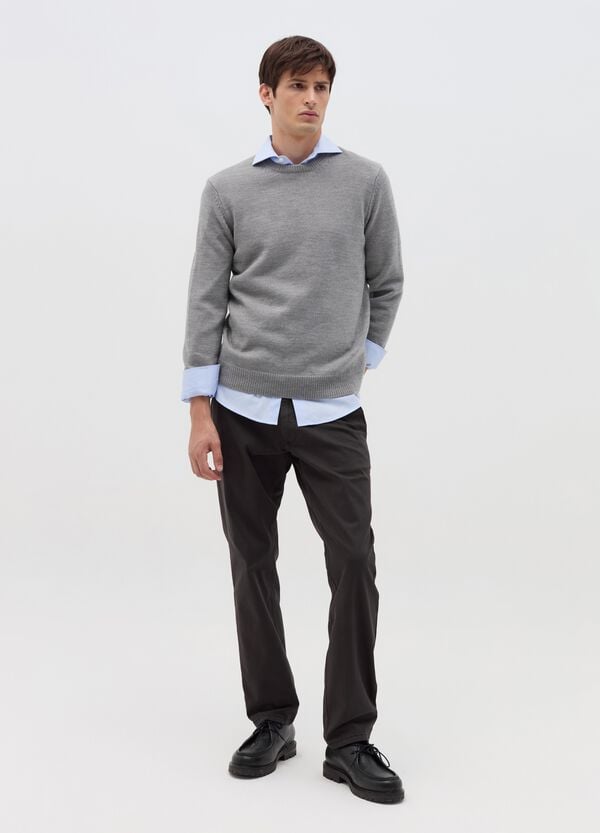 Ovs Pantalone chino regular fit in cotone stretch
