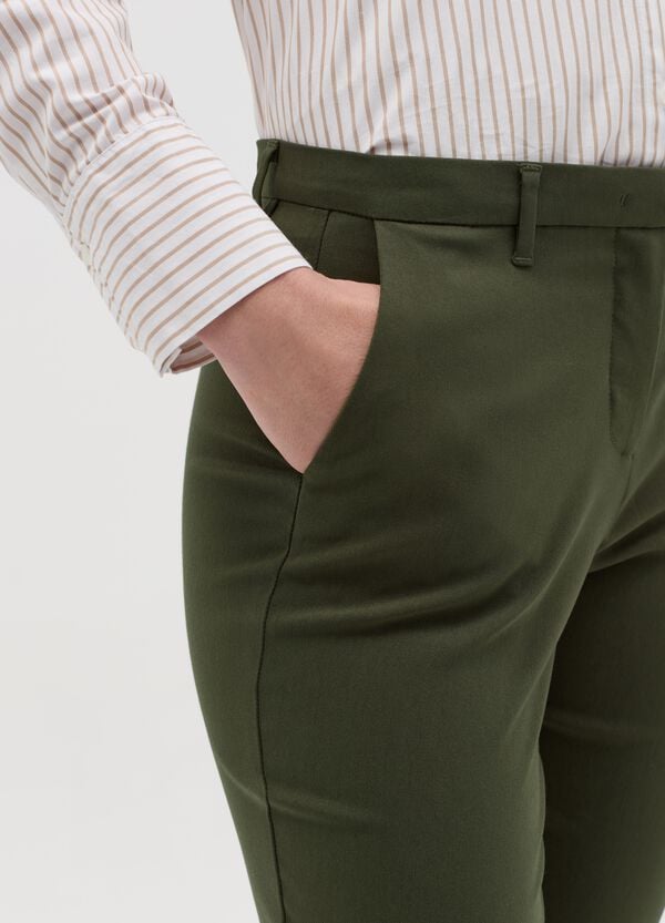 Ovs Pantalone Chino Slim Fit Ankle