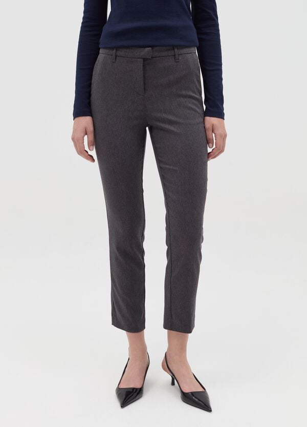 Ovs Pantalone Chino Slim Fit Ankle