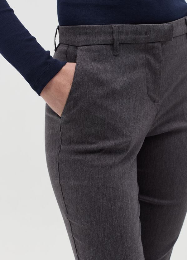 Ovs Pantalone Chino Slim Fit Ankle