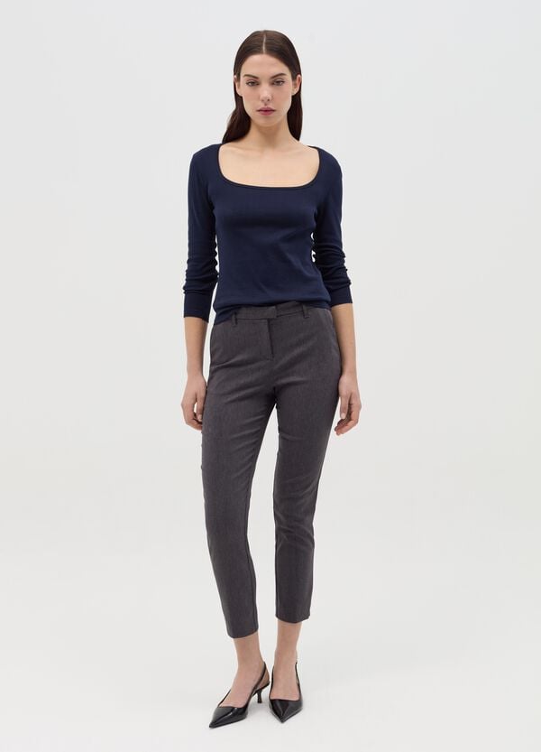 Ovs Pantalone Chino Slim Fit Ankle