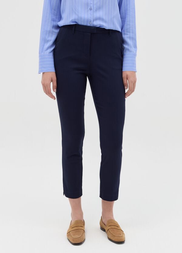 Ovs Pantalone Chino Slim Fit Ankle