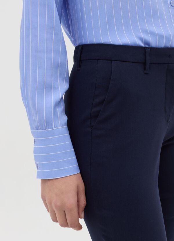 Ovs Pantalone Chino Slim Fit Ankle