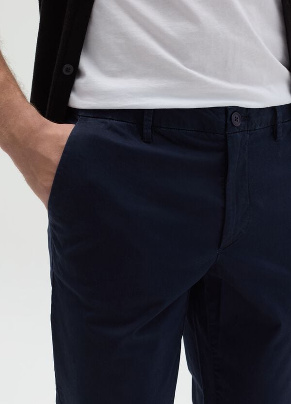 Ovs Pantalone Chino Slim Fit In Cotone Stretch