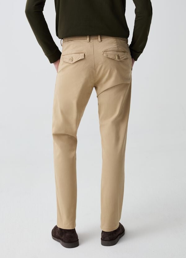 Ovs Pantalone Chino Slim Fit In Cotone Stretch