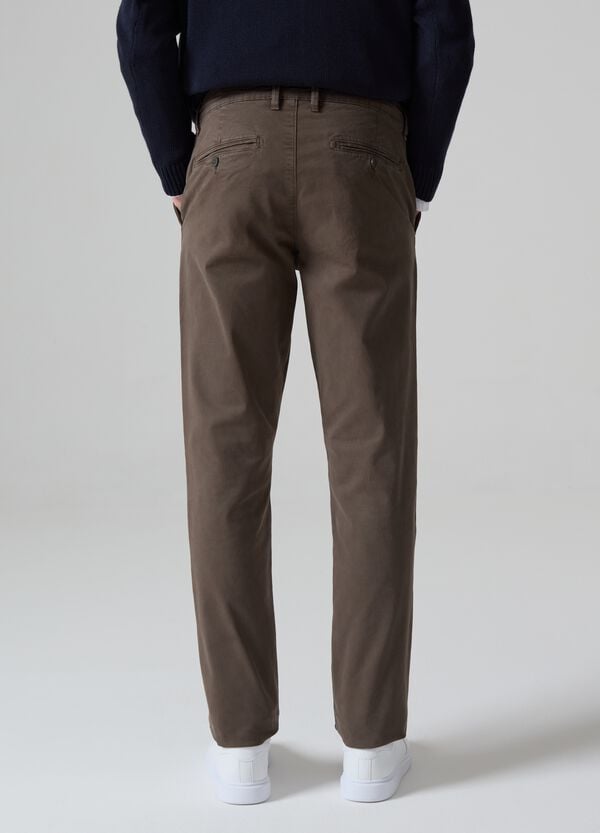 Ovs Pantalone Chino Slim Fit In Cotone Stretch