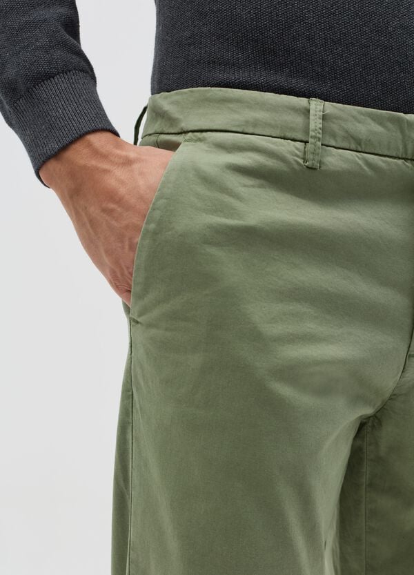 Ovs Pantalone Chino Slim Fit In Cotone Stretch