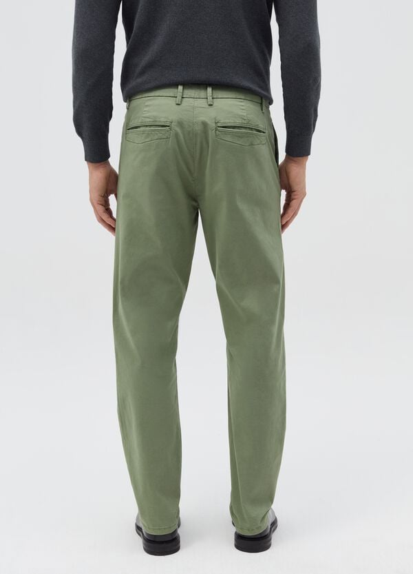 Ovs Pantalone Chino Slim Fit In Cotone Stretch