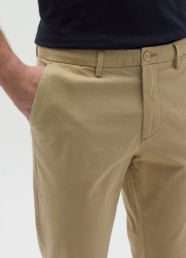 Ovs Pantalone Chino Slim Fit In Cotone Stretch