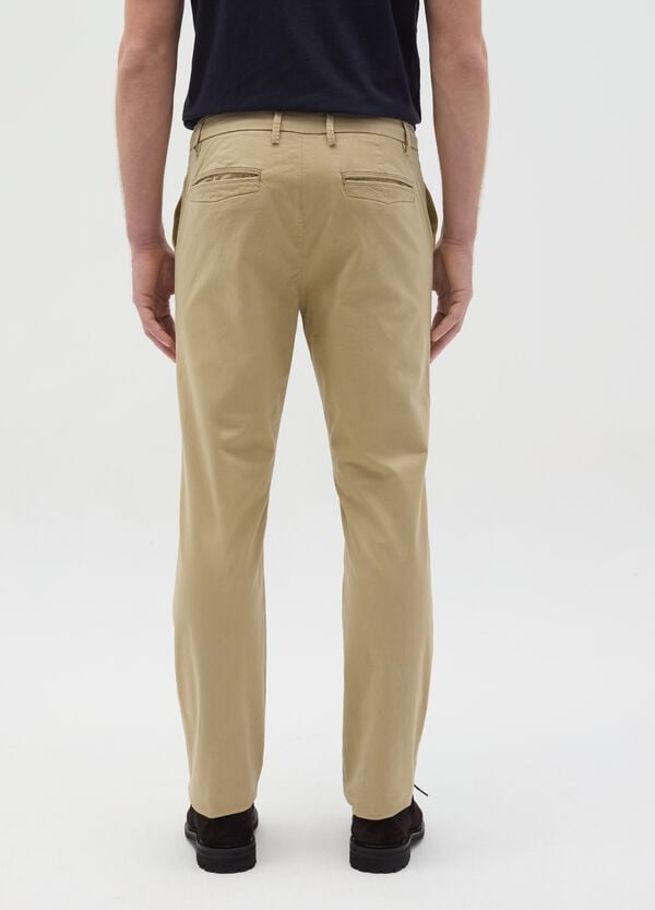 Ovs Pantalone Chino Slim Fit In Cotone Stretch