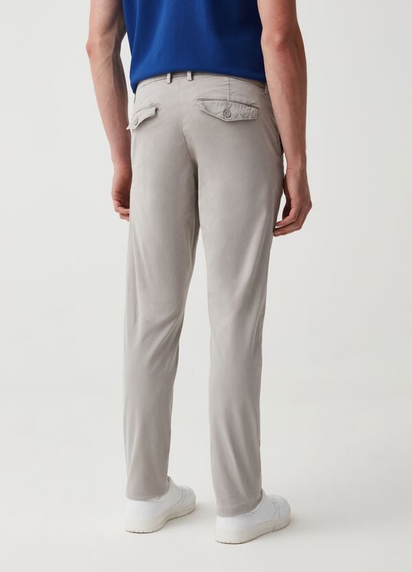 Ovs Pantalone Chino Slim Fit In Cotone Stretch