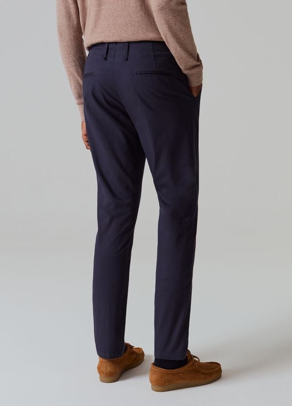 Ovs Pantalone Chino Slim Fit In Cotone Stretch