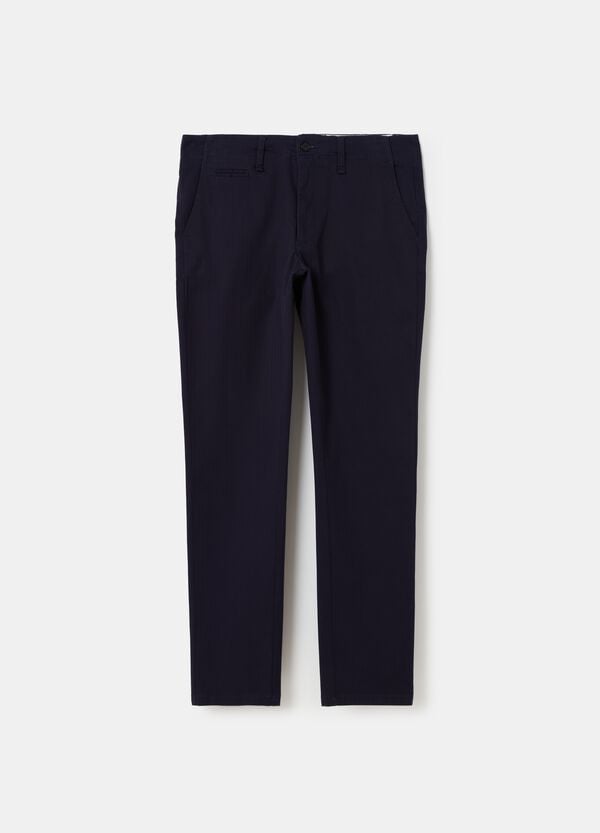 Ovs Pantalone Chino Slim Fit In Cotone Stretch