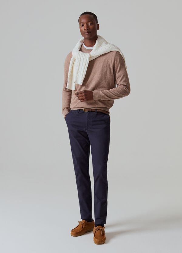 Ovs Pantalone chino slim fit in cotone stretch