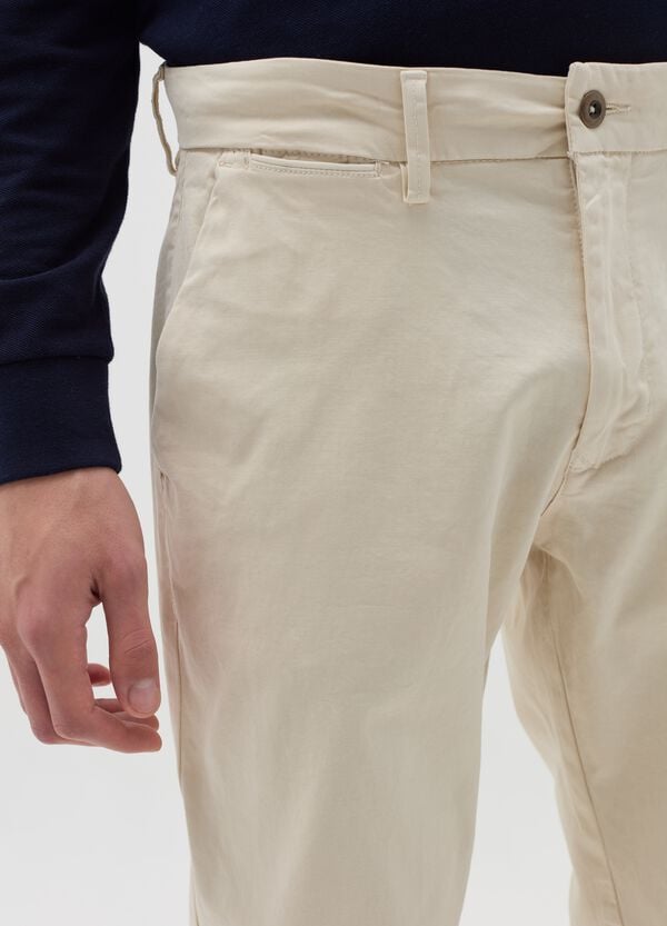 Ovs Pantalone Chino Slim Fit In Cotone Stretch