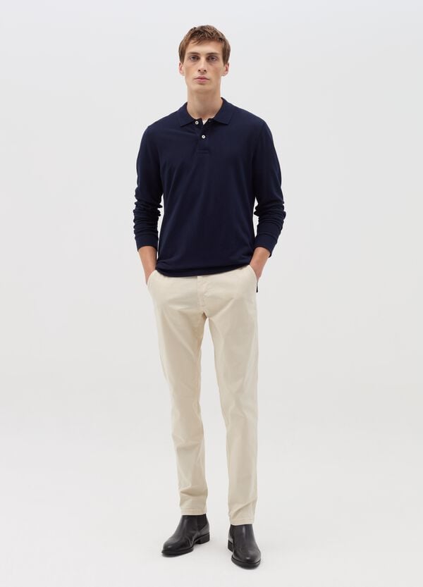 Ovs Pantalone chino slim fit in cotone stretch