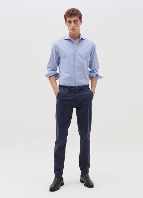 Ovs Pantalone chino slim fit in cotone stretch