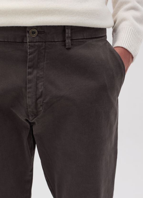 Ovs Pantalone Chino Slim Fit In Cotone Stretch