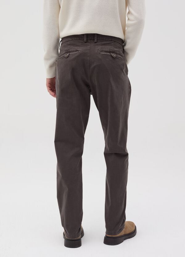 Ovs Pantalone Chino Slim Fit In Cotone Stretch