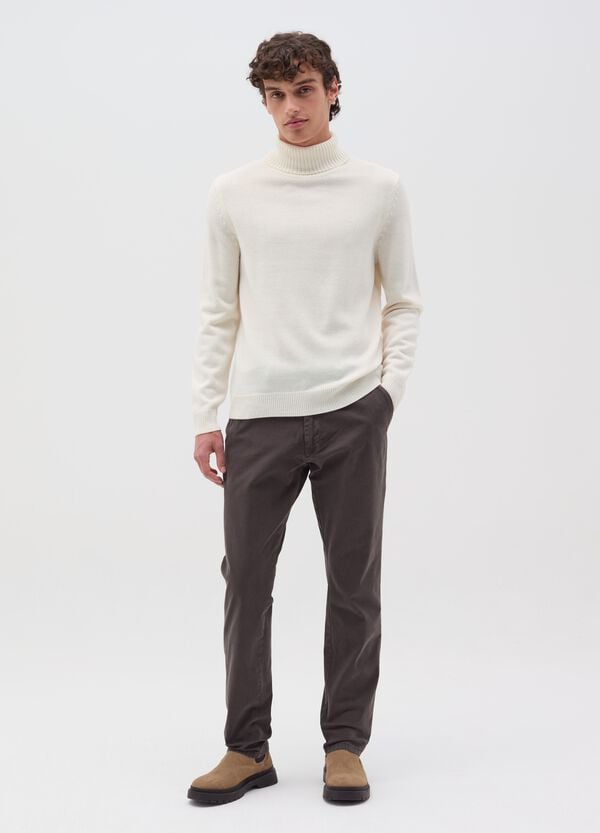 Ovs Pantalone chino slim fit in cotone stretch