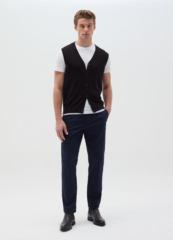 Ovs Pantalone chino slim fit in cotone stretch