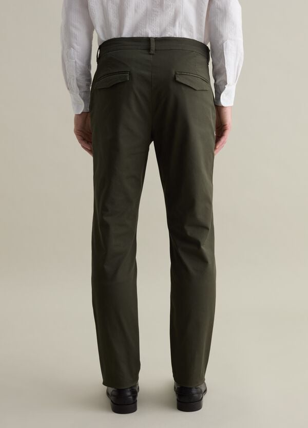 Ovs Pantalone Chino Slim Fit In Twill Stretch