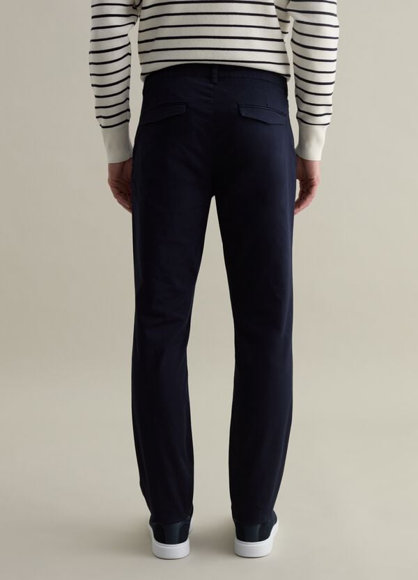 Ovs Pantalone Chino Slim Fit In Twill Stretch