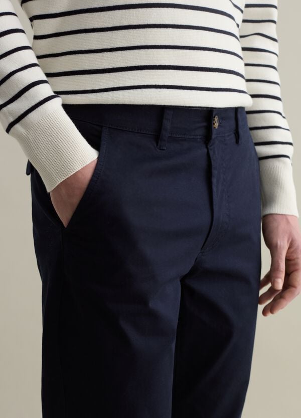 Ovs Pantalone Chino Slim Fit In Twill Stretch