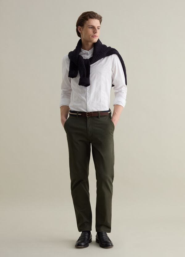 Ovs Pantalone chino slim fit in twill stretch