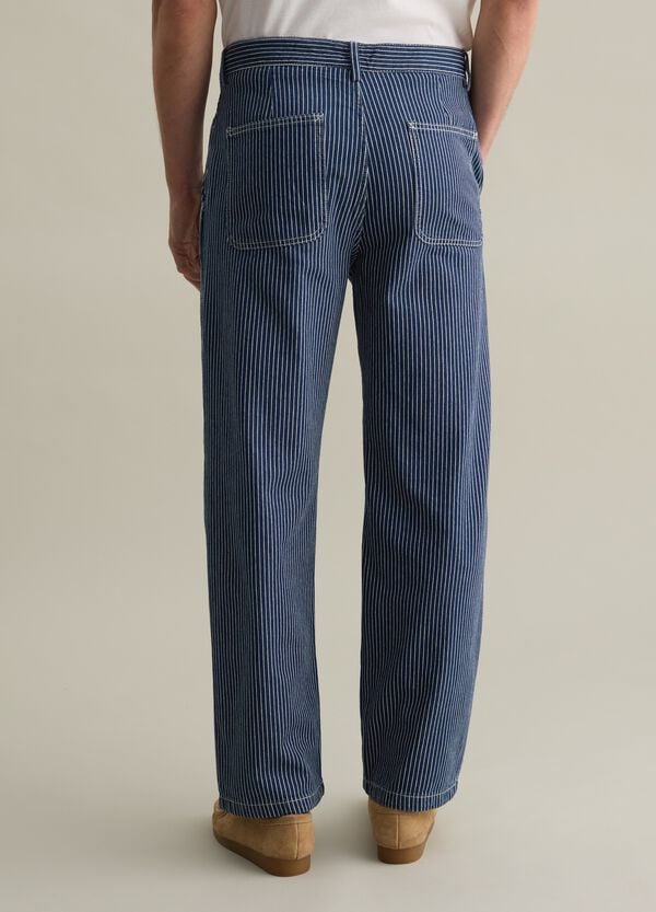 Ovs Pantalone Chino Worker Gessato