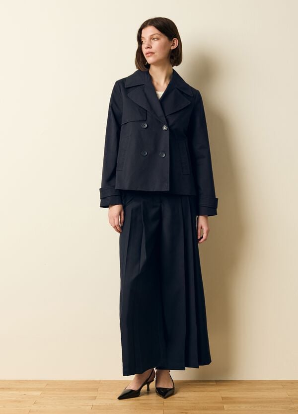 Ovs Pantalone cropped a gamba larga con pinces