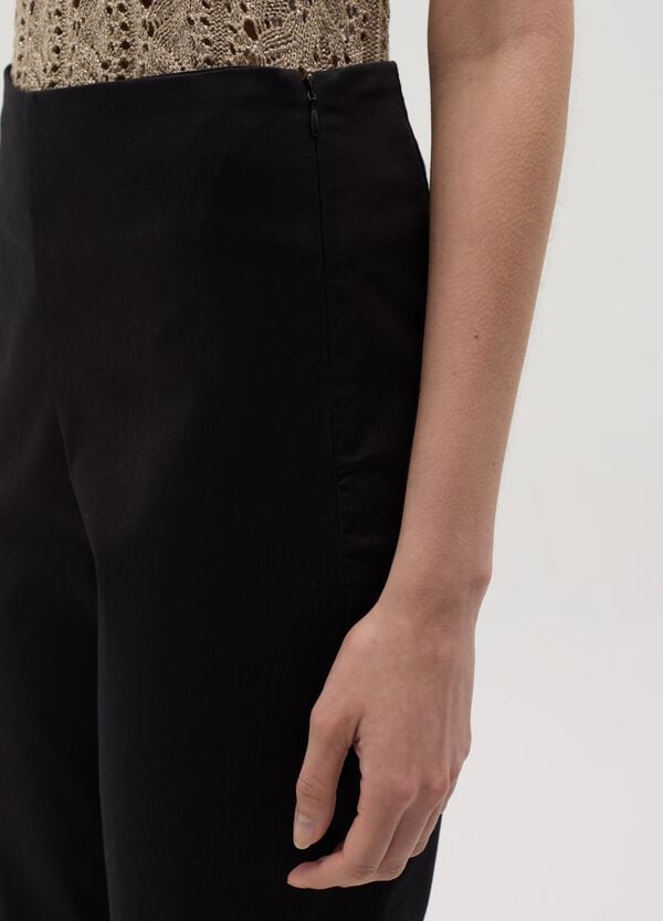 Ovs Pantalone Cropped A Sigaretta