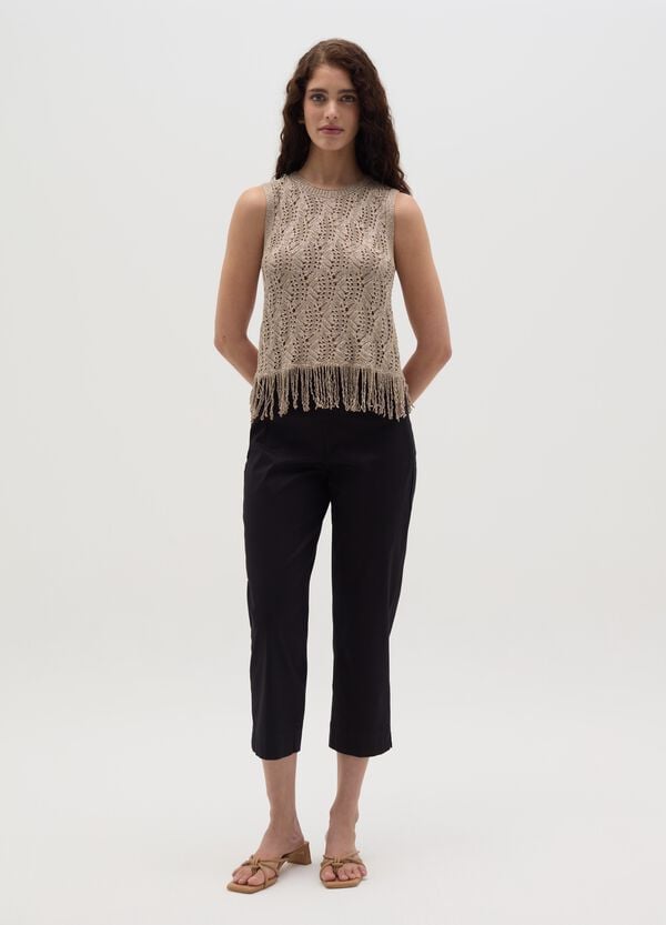 Ovs Pantalone cropped a sigaretta