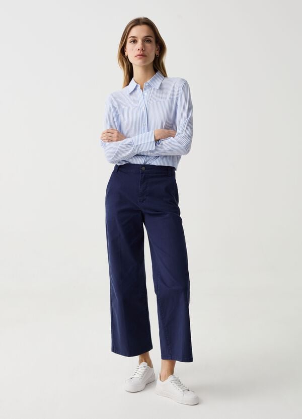 Ovs Pantalone cropped wide leg