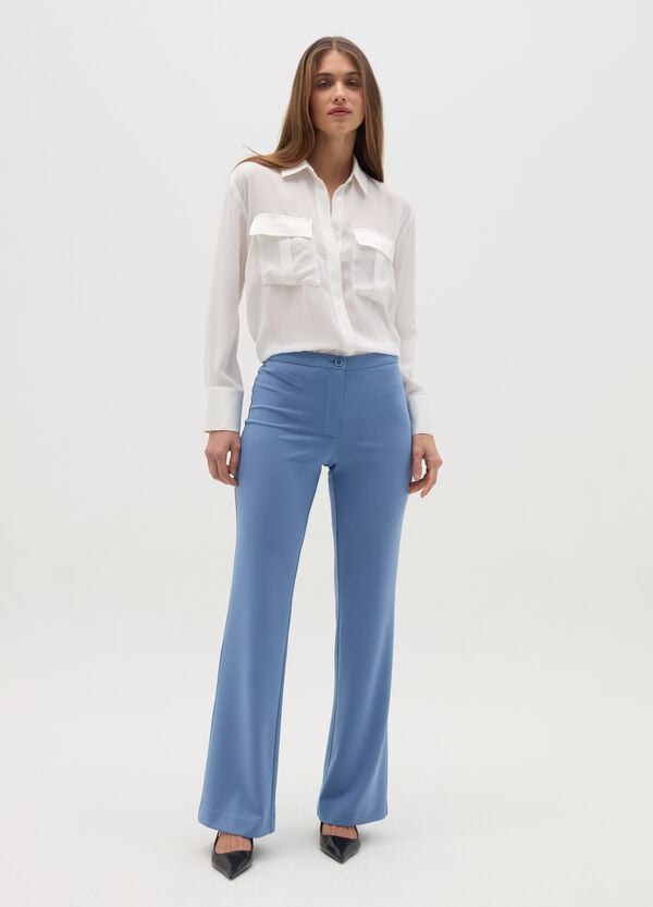 Ovs Pantalone flare fit tinta unita