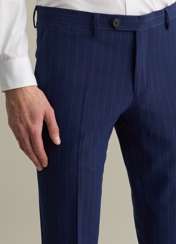 Ovs Pantalone Gessato Easy Fit