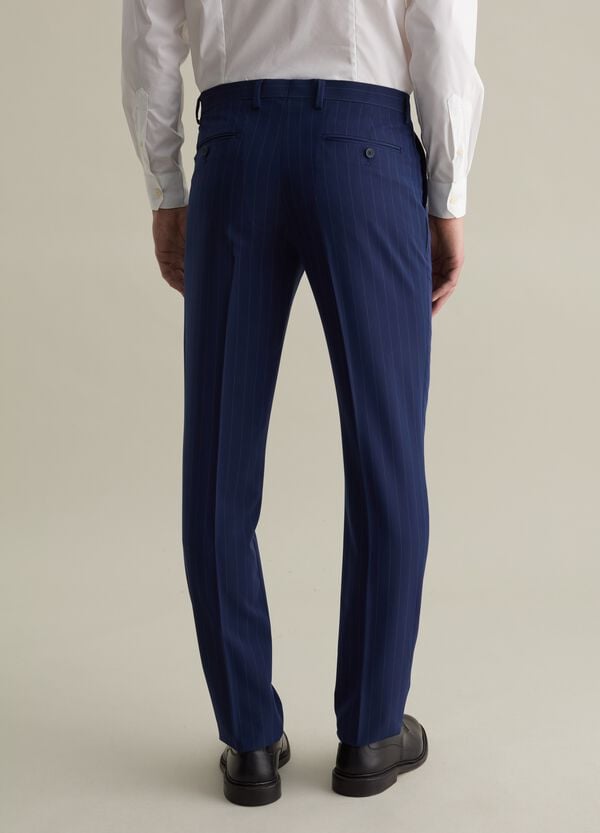 Ovs Pantalone Gessato Easy Fit