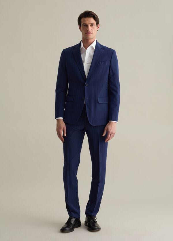 Ovs Pantalone gessato easy fit