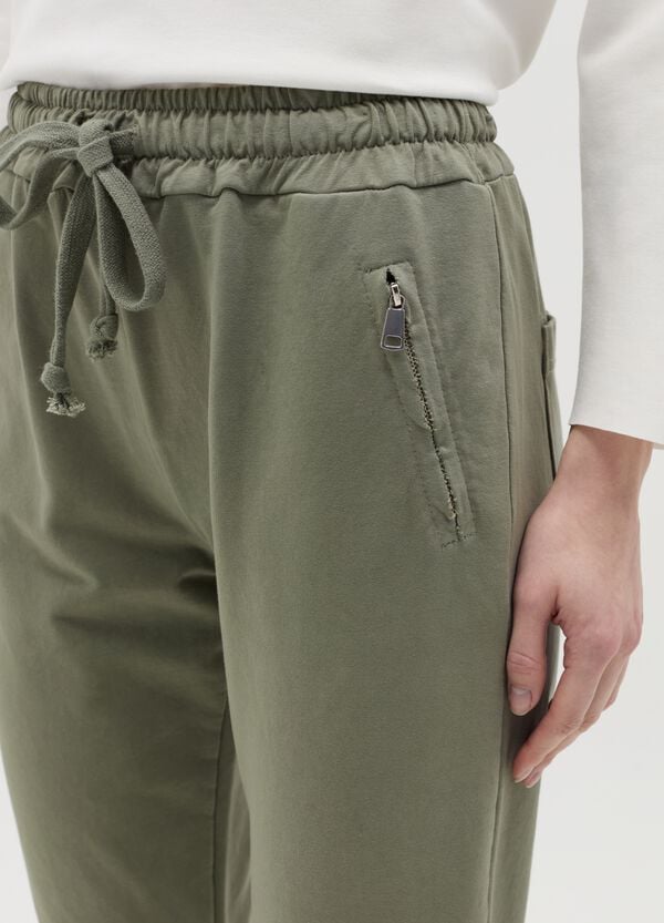 Ovs Pantalone Jogger Con Tasche Zip