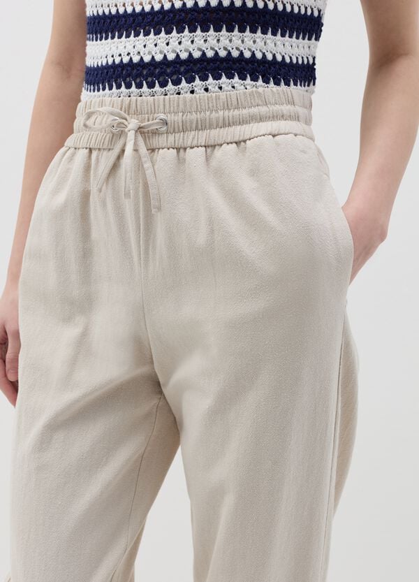 Ovs Pantalone Jogger Fluido In Cotone