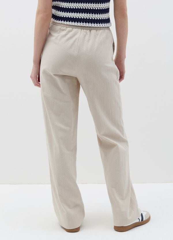 Ovs Pantalone Jogger Fluido In Cotone