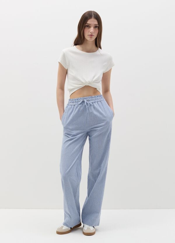 Ovs Pantalone jogger fluido in cotone