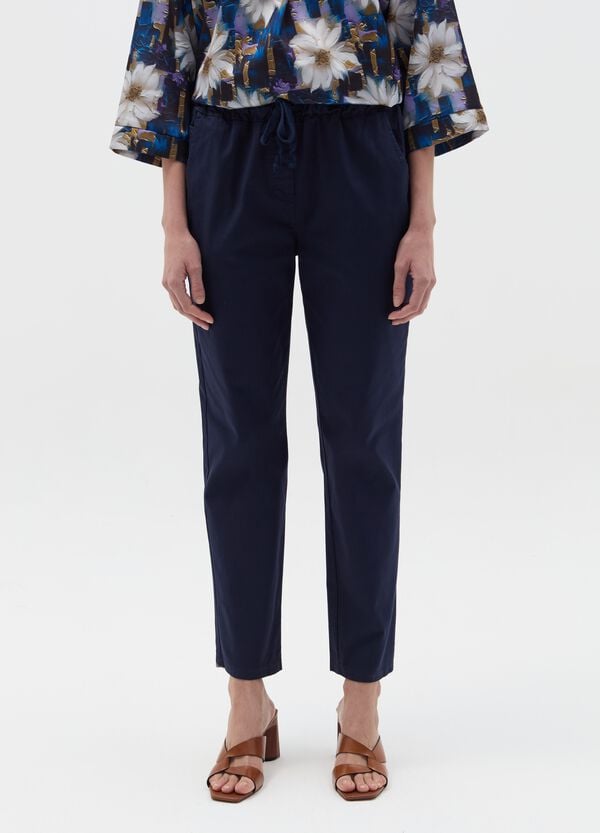 Ovs Pantalone Jogger In Cotone Stretch