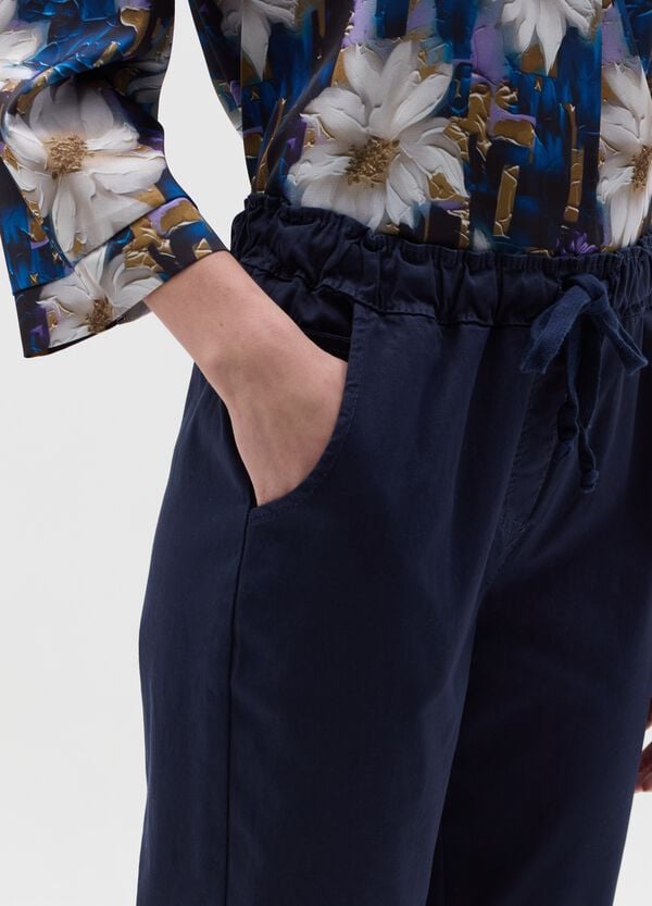 Ovs Pantalone Jogger In Cotone Stretch