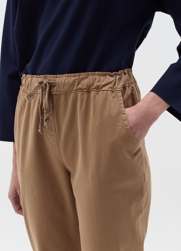 Ovs Pantalone Jogger In Cotone Stretch