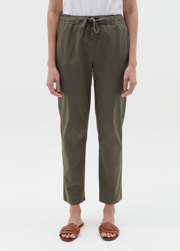 Ovs Pantalone Jogger In Cotone Stretch