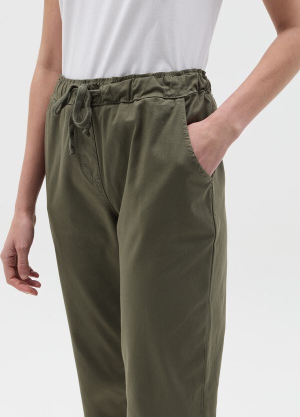 Ovs Pantalone Jogger In Cotone Stretch
