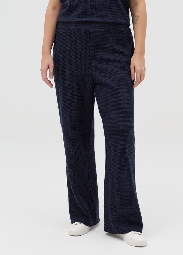 Ovs Pantalone Lavorato A Gamba Larga Curvy