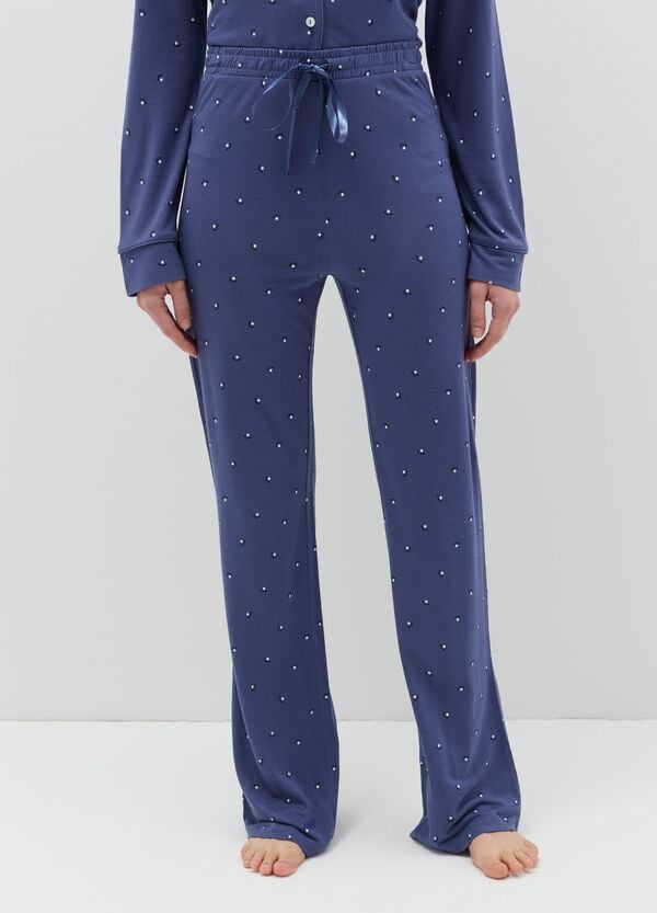 Ovs Pantalone Pigiama Con Coulisse E Stampa Fiori